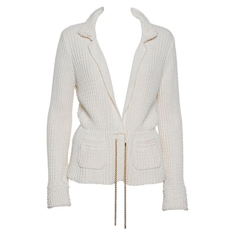 chanel paris jumper cream|chanel cardigan pullover.